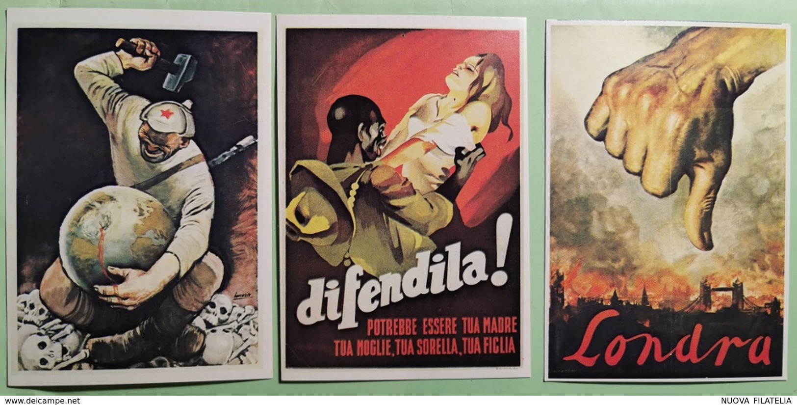 CARTOLINE RIPRODUZIONI MANIFESTI II GUERRA MONDIALE - Zonder Classificatie