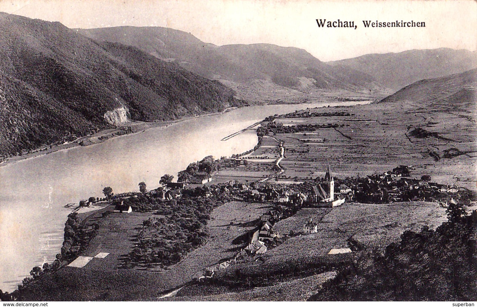 WACHAU : WEISSENKIRCHEN - ANNÉE / YEAR ~ 1905 - '910 - INTERESTING FRANKING ! / AFFRANCHISSEMENT INTÉRESSANT ! (ae247) - Wachau