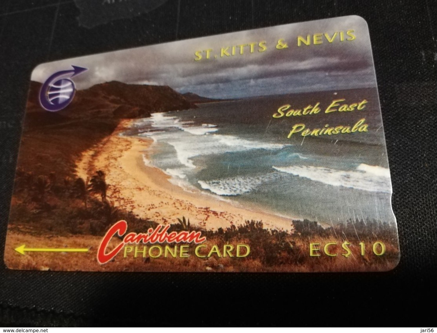 ST KITTS & NEVIS  $10,- MINT ERROR SERI NO: 3CSK 005657    RRRR     ** 331** - Saint Kitts & Nevis