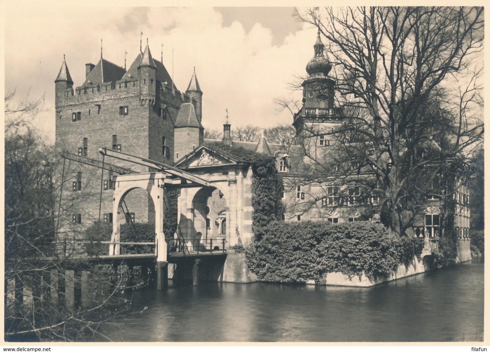 Nederland - 1946 - 5 Op 7,5 Cent Veth, Fotokaart Breukelen Kasteel Nijenrode, Briefkaart G286n - Ongebruikt - Ganzsachen