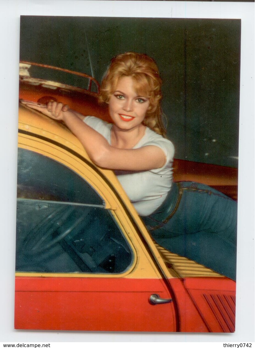 ANNEES 50 CPSM PHOTO PUBLICITE KORES PIN UP BRIGITTE BARDOT VOITURE CITROEN 2 CV - Künstler