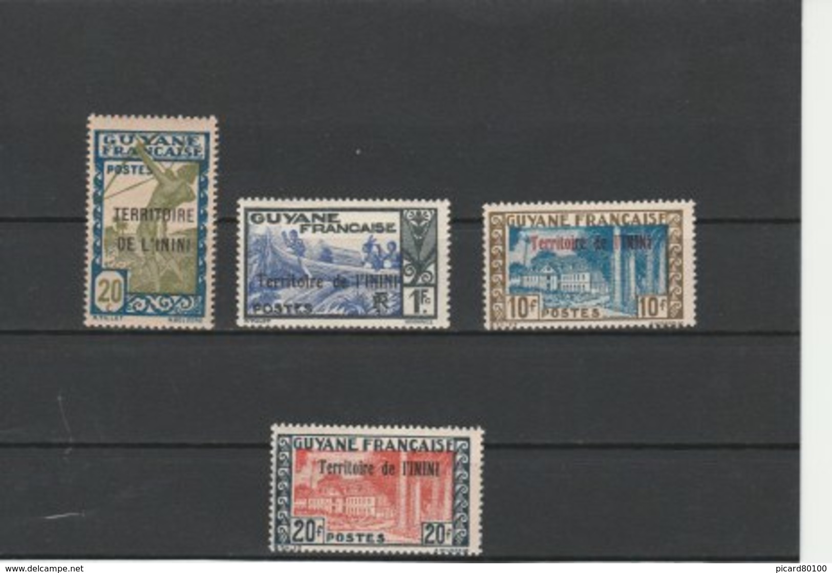 ININI TIMBRES**LUXE SERIE COMPLETE N° 53/56 COTE 8.60 EUROS - Neufs