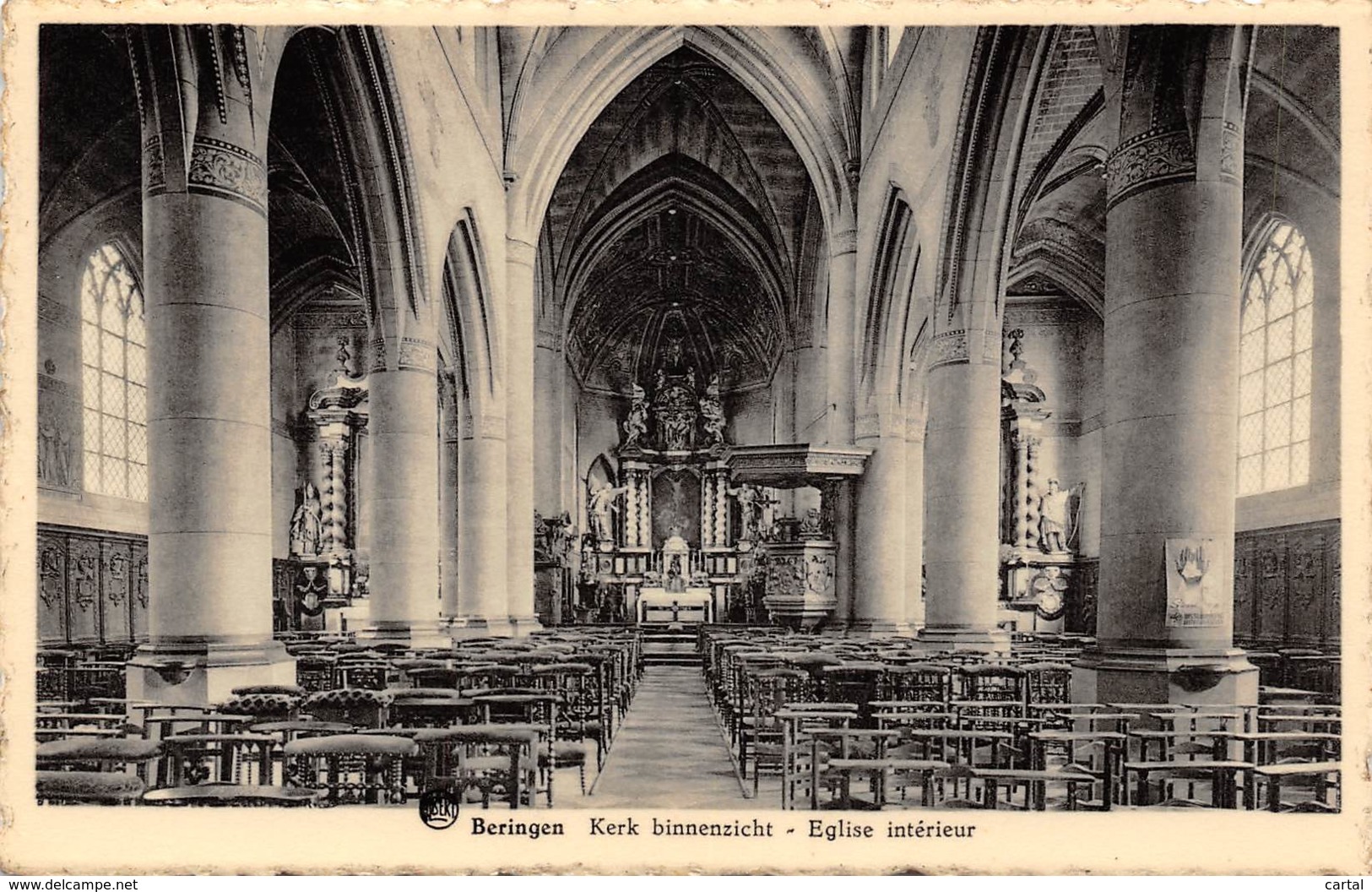 BERINGEN - Kerk Binnenzicht - Eglise Intérieur - Beringen