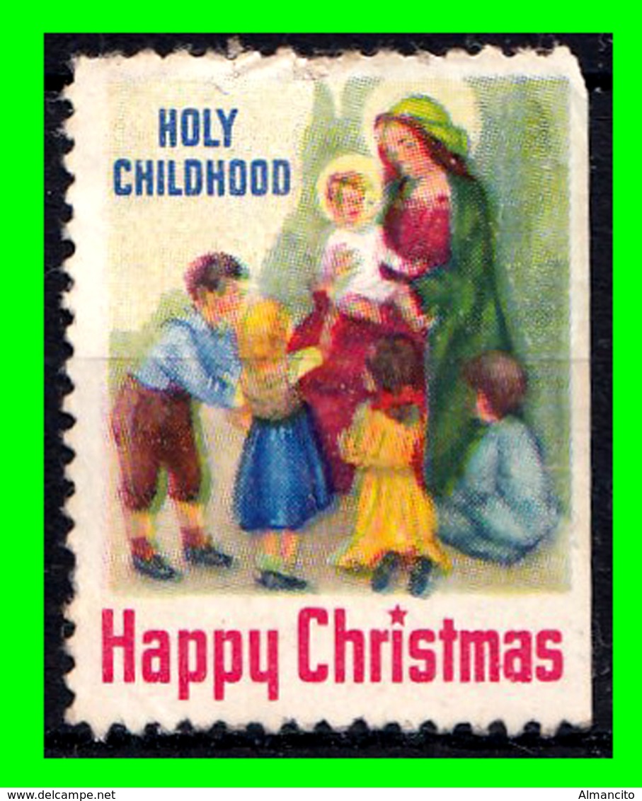 VIÑETA HOLLY  CHILDHOOD  HAPPY CHISTMAS - Plaatfouten En Curiosa