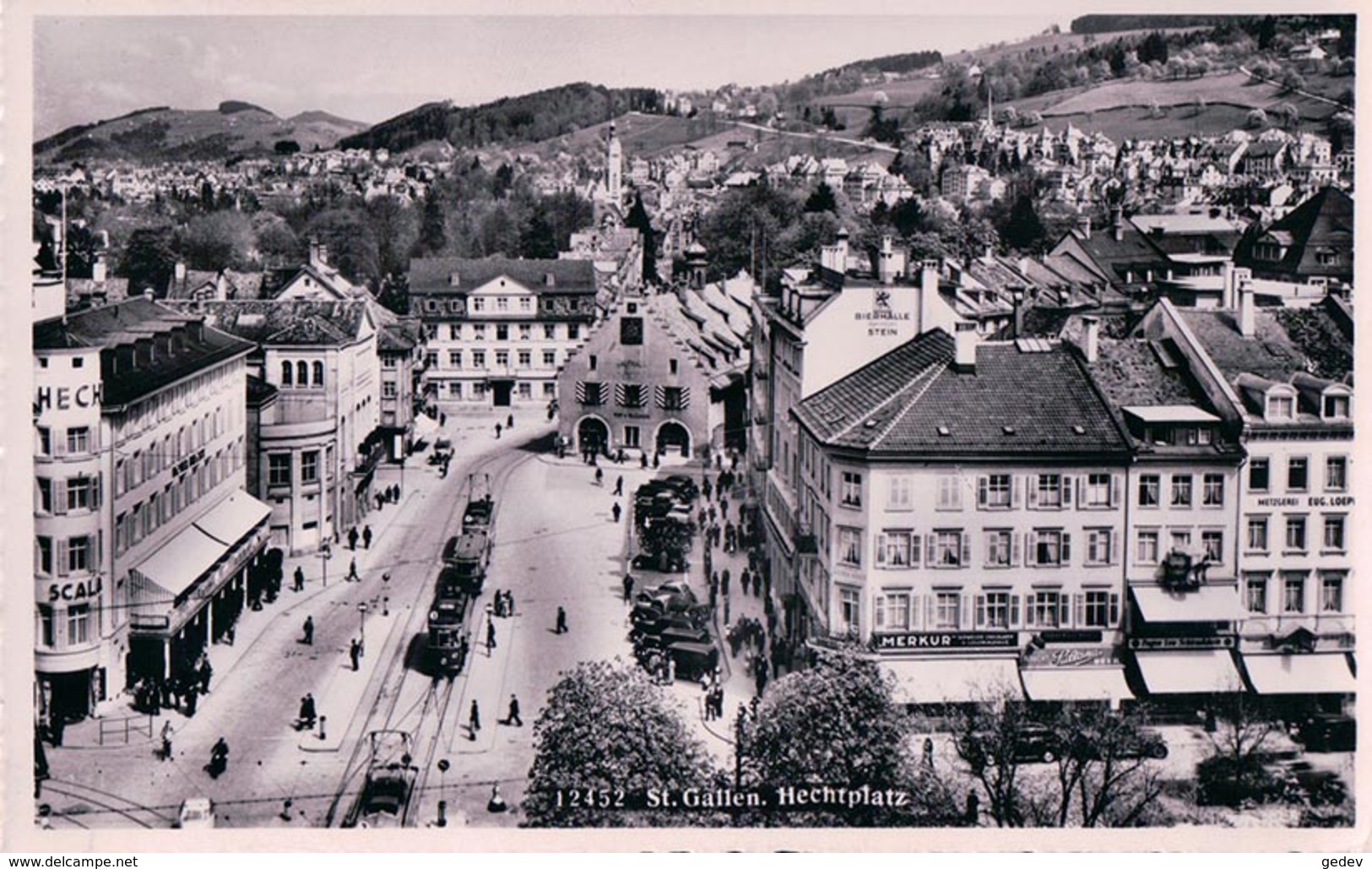 St Gallen, Tramway Hechtplatz (12452) - St. Gallen