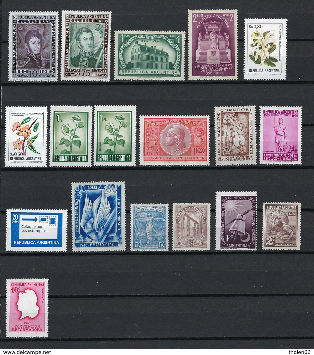 Nice Small Classic Collection – Argentinië – Different Years * (kavel 473) - Collezioni & Lotti