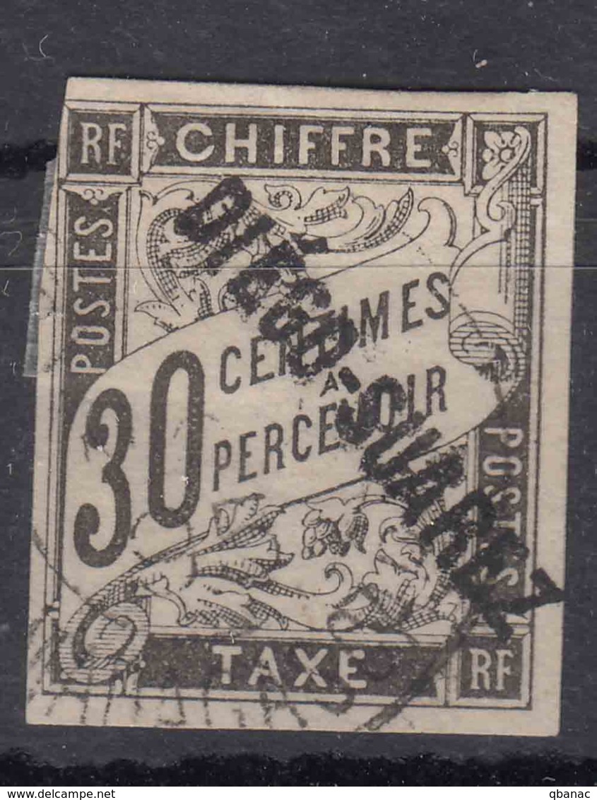 Diego-Suarez 1892 Timbre Taxe Yvert#11 Used - Oblitérés