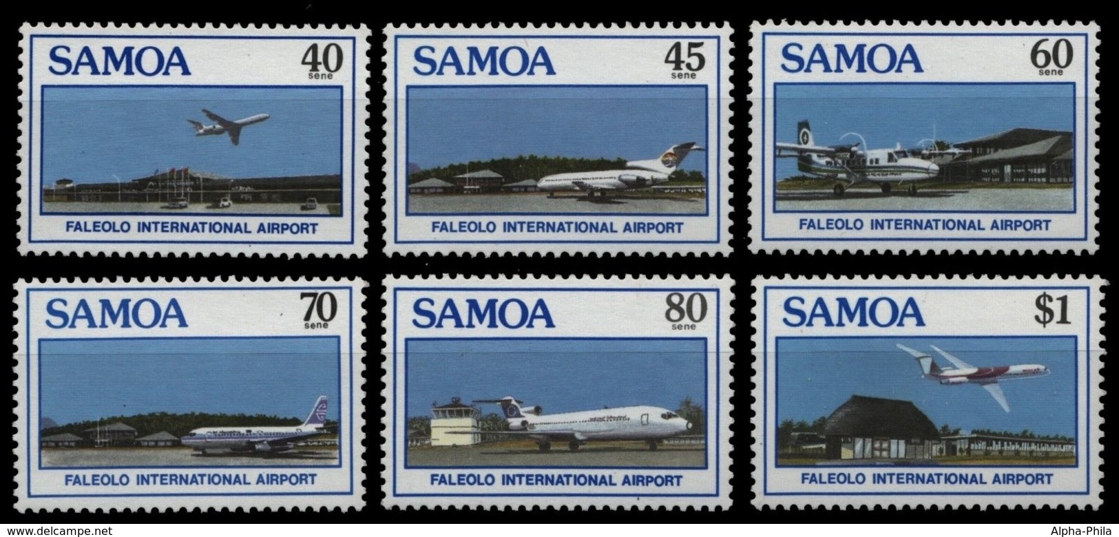 Samoa 1988 - Mi-Nr. 635-640 ** - MNH - Flugzeuge / Airplanes - Samoa (Staat)