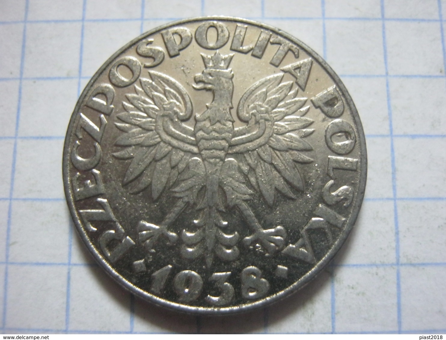 Poland , German Occupation , 50 Groszy 1938 - Poland