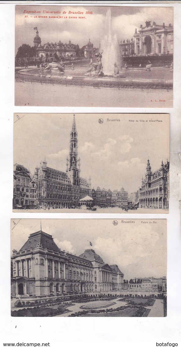 12 CPA BRUXELLES - Sets And Collections