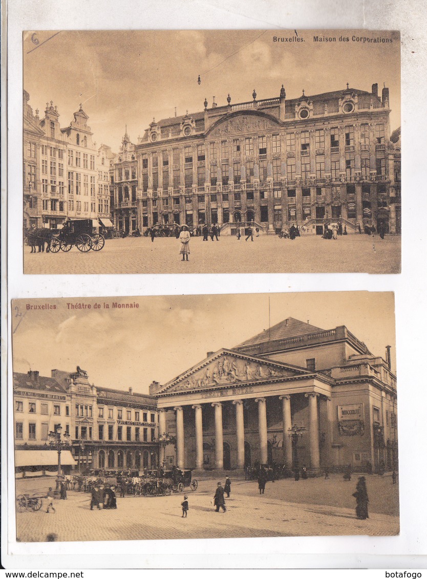 2 CPA BRUXELLES - Sets And Collections