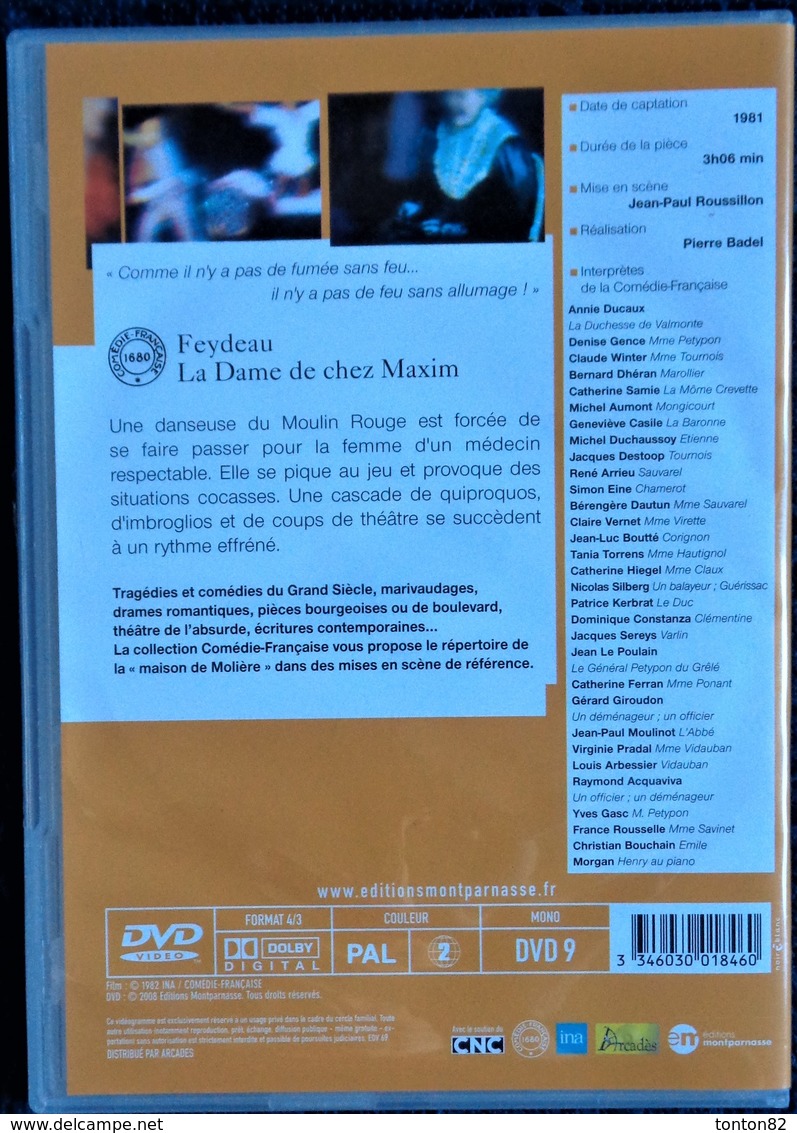 Feydeau - La Dame De Chez Maxim - Théâtre De La Comédie Française . - Autres & Non Classés