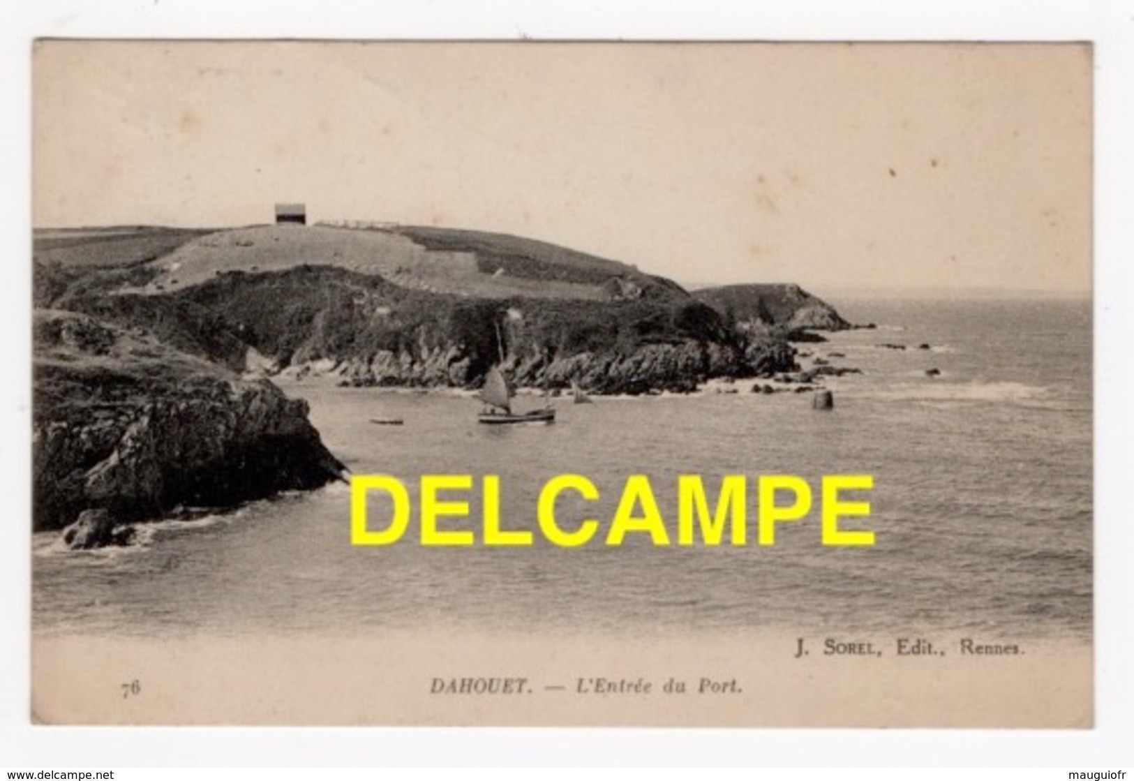 DD / 22 CÔTES D' ARMOR / PLÉNEUF-VAL-ANDRÉ / DAHOUET / L' ENTRÉE DU PORT / 1918 - Pléneuf-Val-André