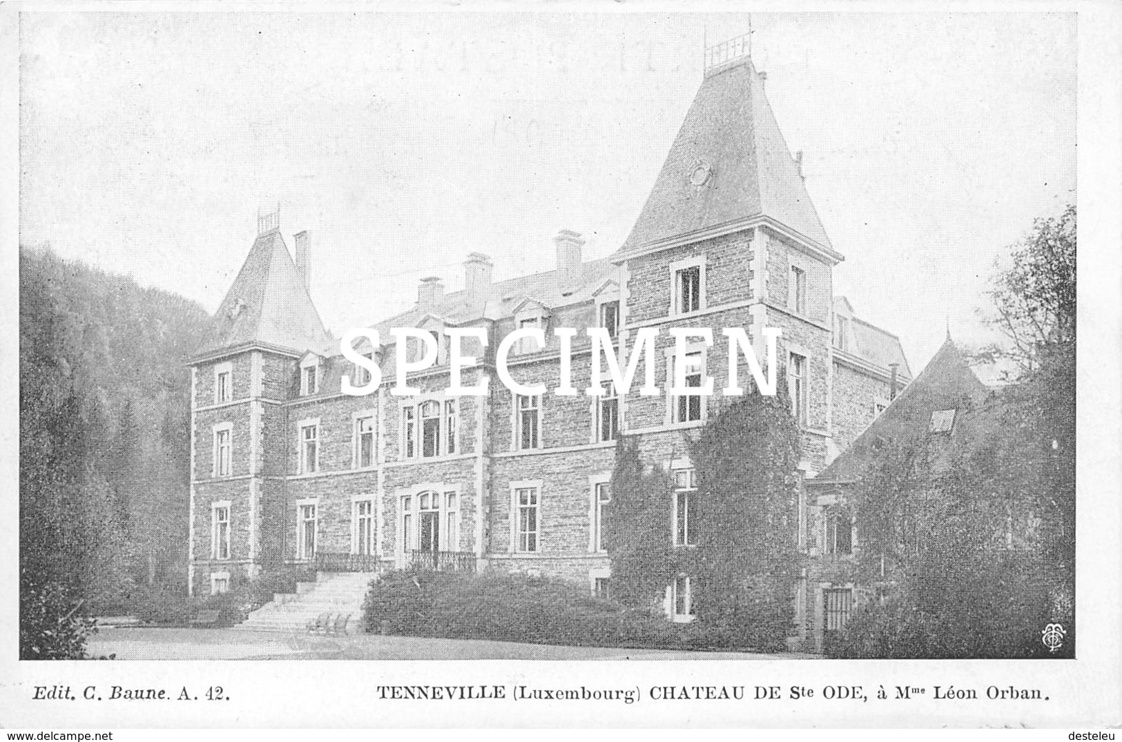 Château De Ste Ode - Tenneville - Tenneville