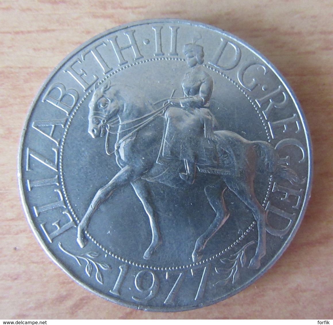 ROYAUME-UNI - Monnaie / Médaille 25 New Pence Jubilé D’argent D’Elisabeth II 1977 - 25 New Pence