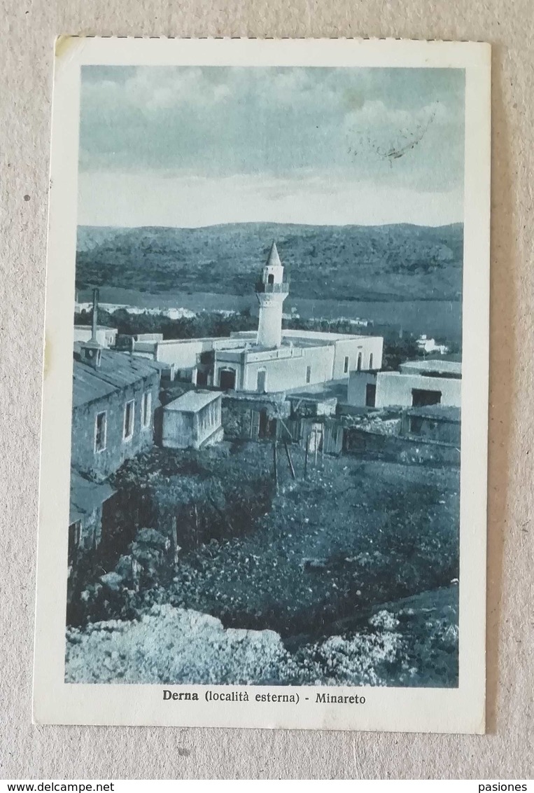 Cartolina Illustrata Derna (Cirenaica) Per Comacchio (Ita) - 12/11/1935 - Libia