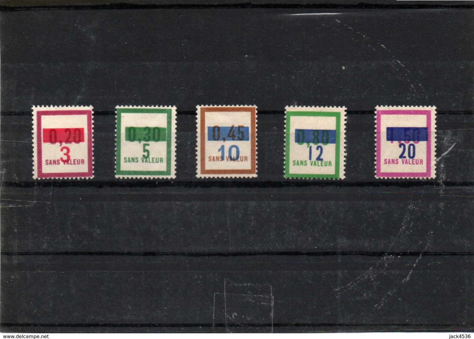 Lot De 5 Timbres Fictifs - - Phantomausgaben