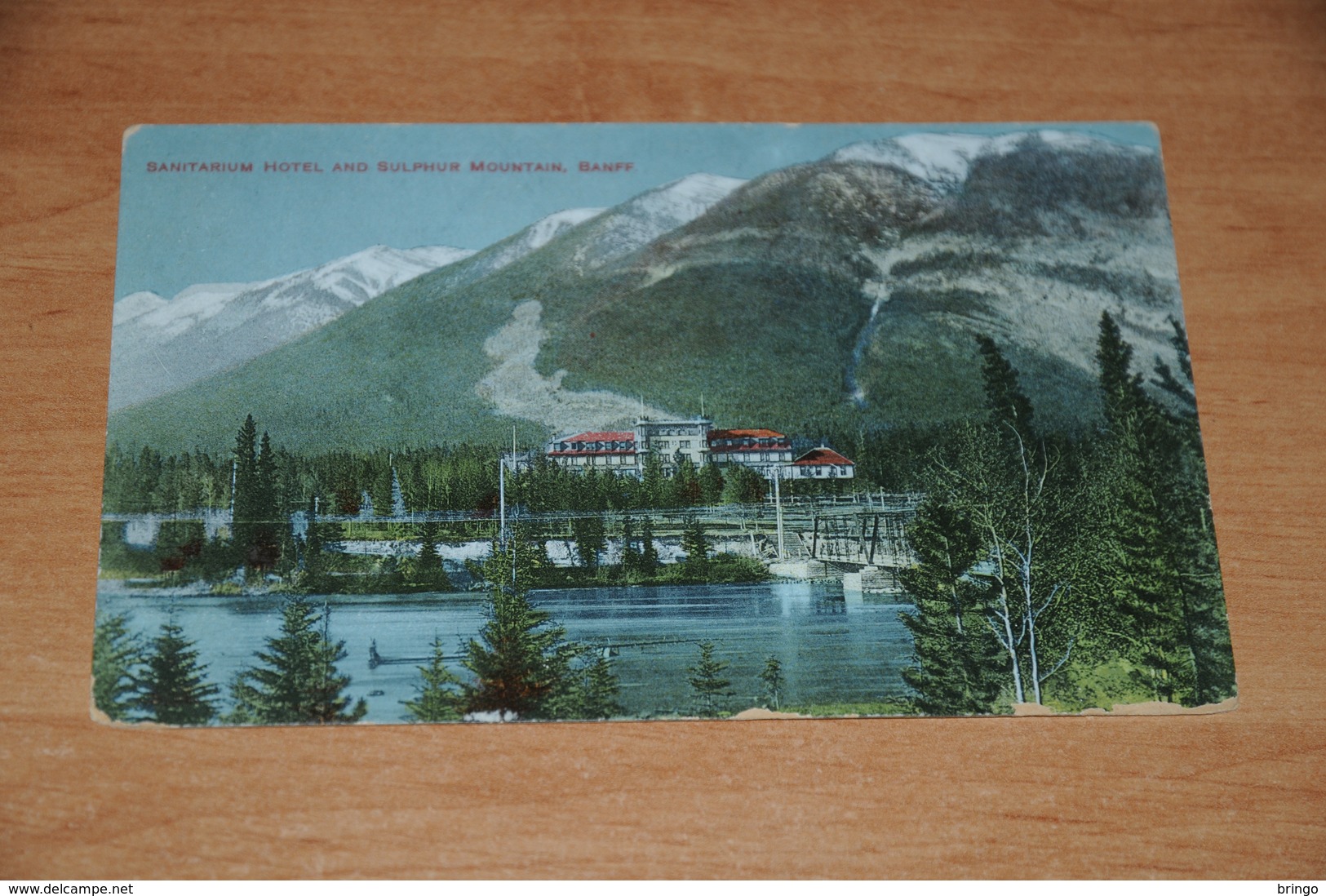 2885-           CANADA, ALBERTA, BANFF, SANITARIUM HOTEL AND SULPHUR MOUNTAIN - Banff