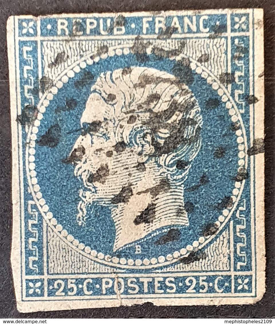 FRANCE 1852 -canceled - YT 10 - 25c - 1852 Louis-Napoleon