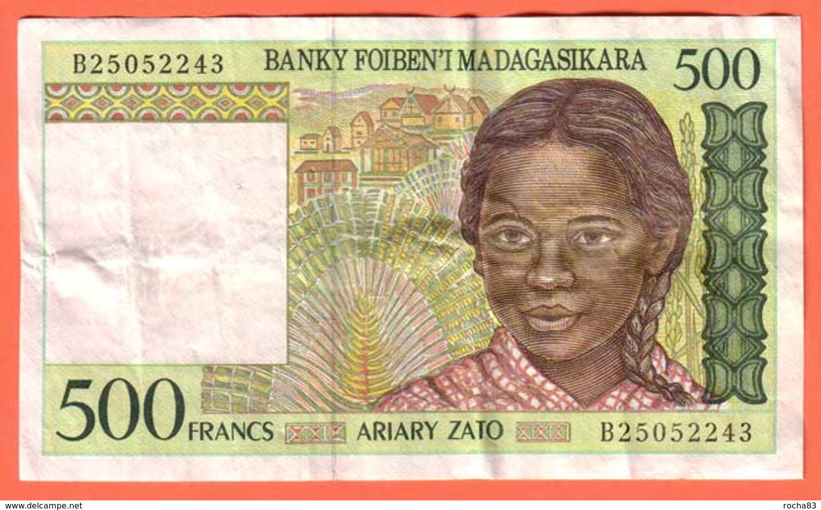 MADAGASCAR - 500 Francs / 100 Ariary  De 1994 - Pick 75 - Madagascar