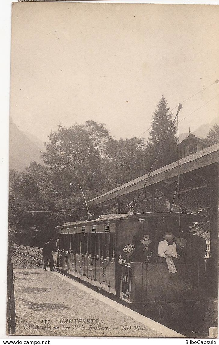 Le Chemin De Fer De La Raillière   Cp166 - Cauterets