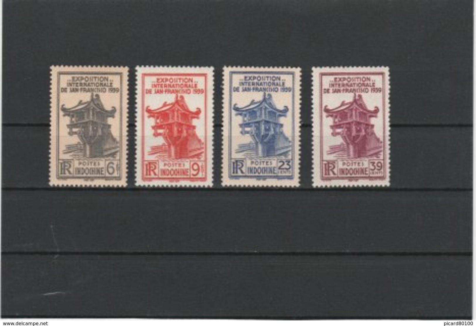 INDOCHINE TIMBRES**LUXE N° 205/208 - Neufs