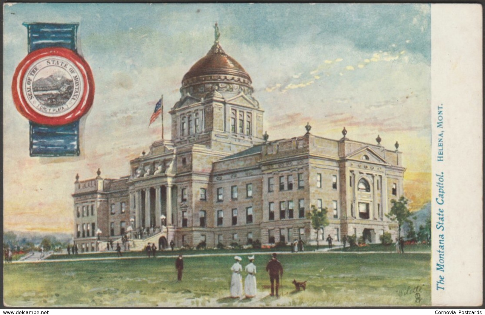 State Capitol, Helena, Montana, C.1905-10 - Tuck's Oilette Postcard - Helena