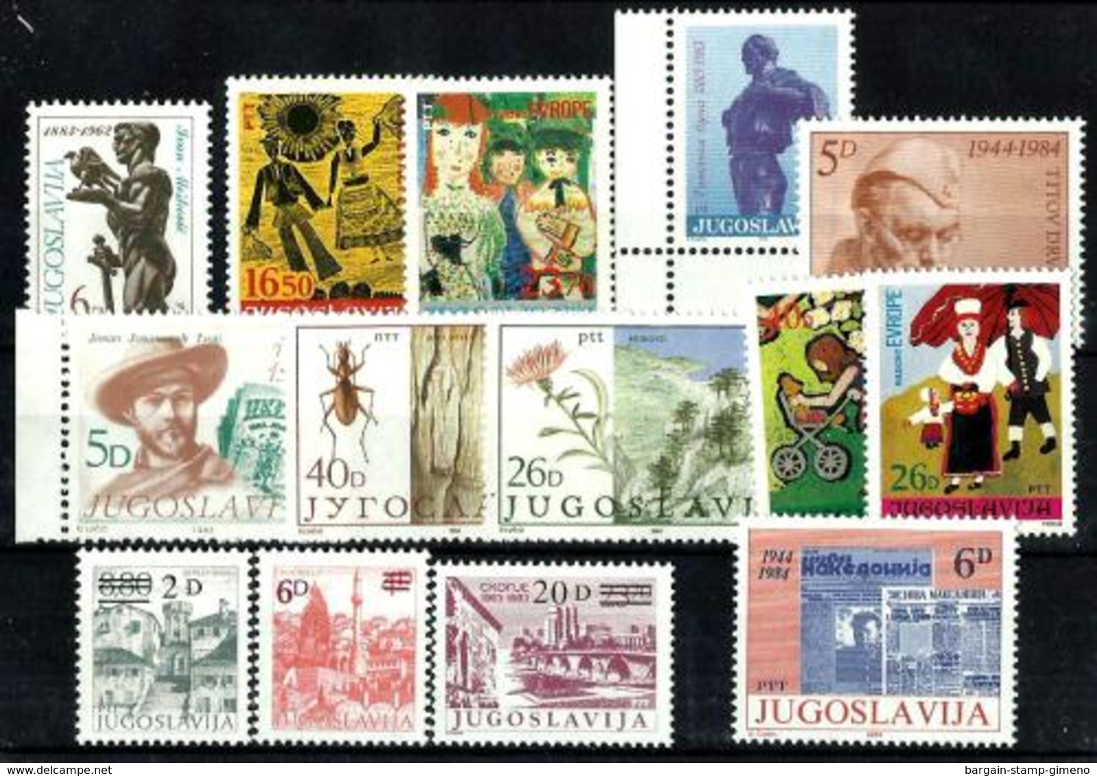 Yugoslavia 9 Series En Nuevo - Collections, Lots & Series