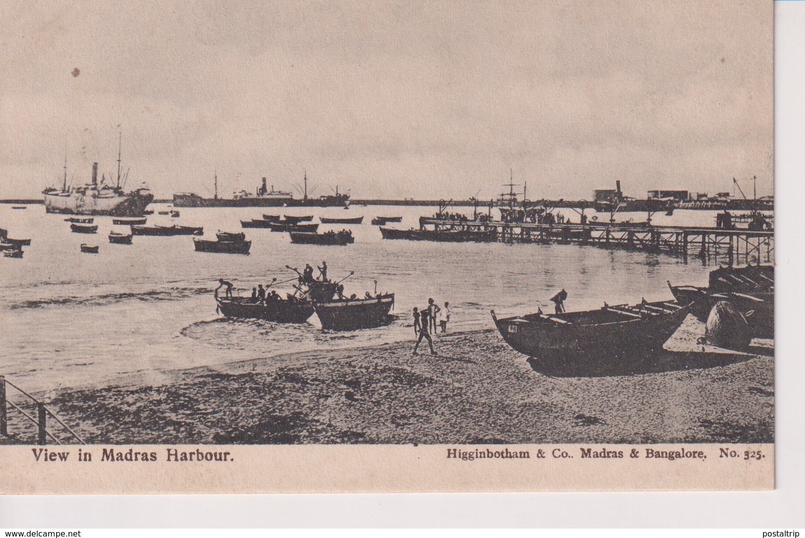 INDIA // INDE. MADRAS HARBOUR. - Indien