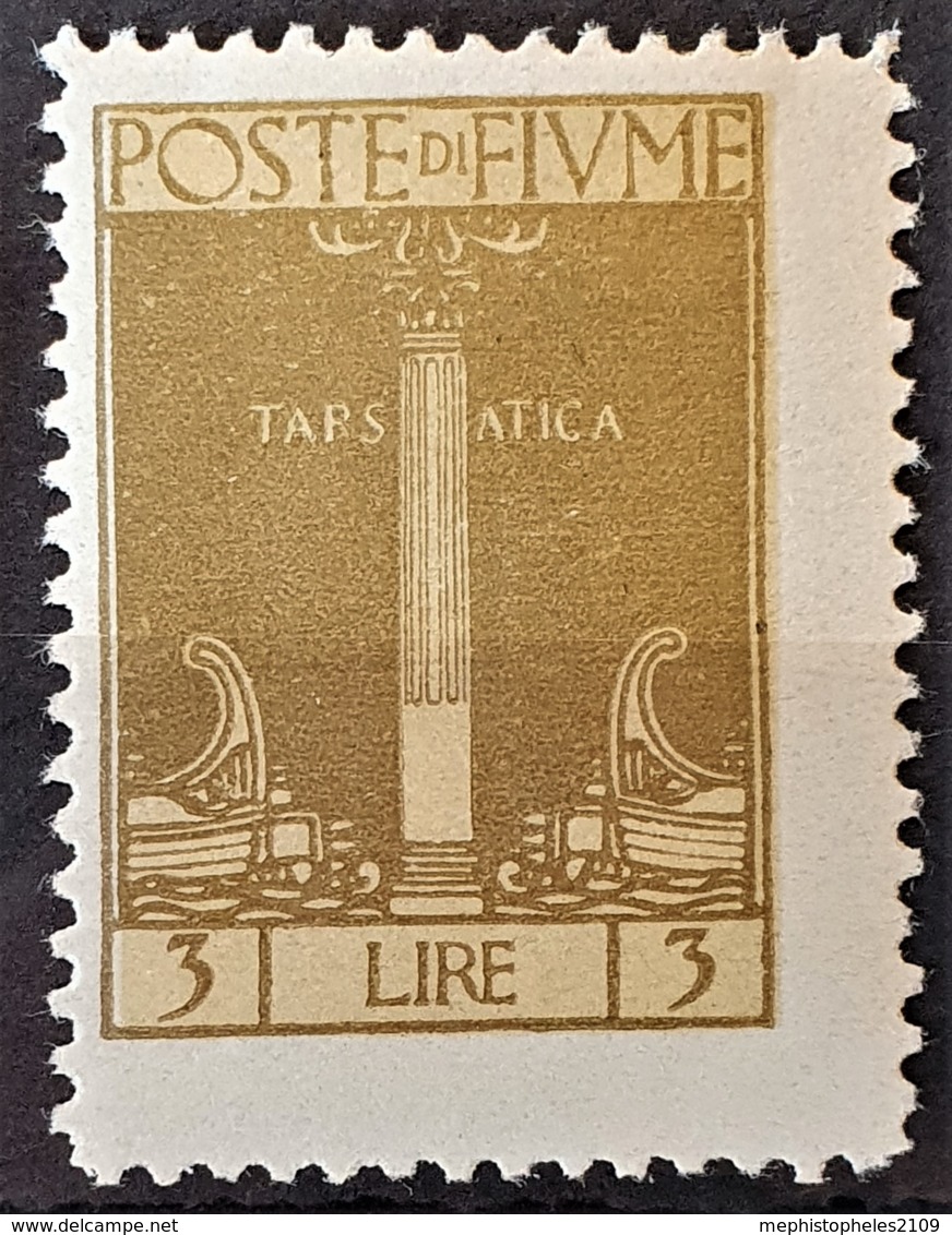 FIUME 1924 - MLH - Sc# 182 - 3L - Fiume