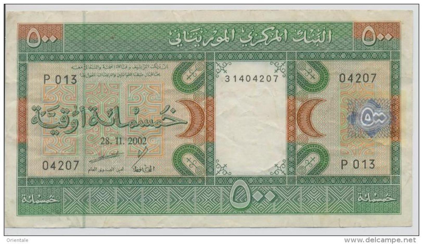 MAURITANIA P.  8c 500 O 2002  VF - Mauritanie