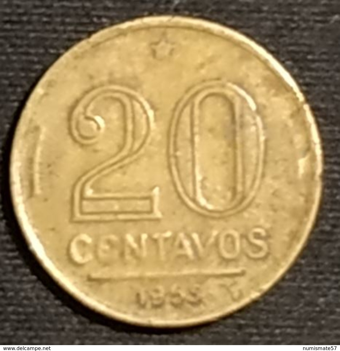 BRESIL - 20 CENTAVOS 1955 - Ruy Barbosa - KM 562 - Brasil - Brazil - Brésil