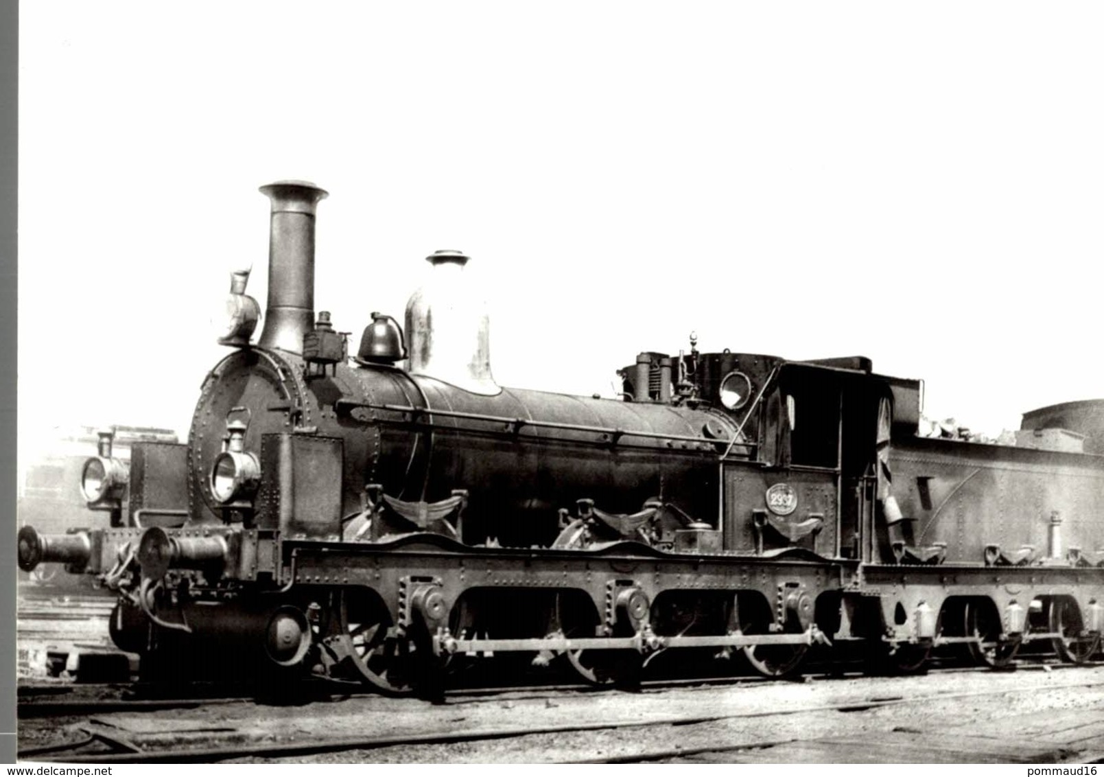 Photographie D'une Locomotive 2937 - Reproduction - Trains