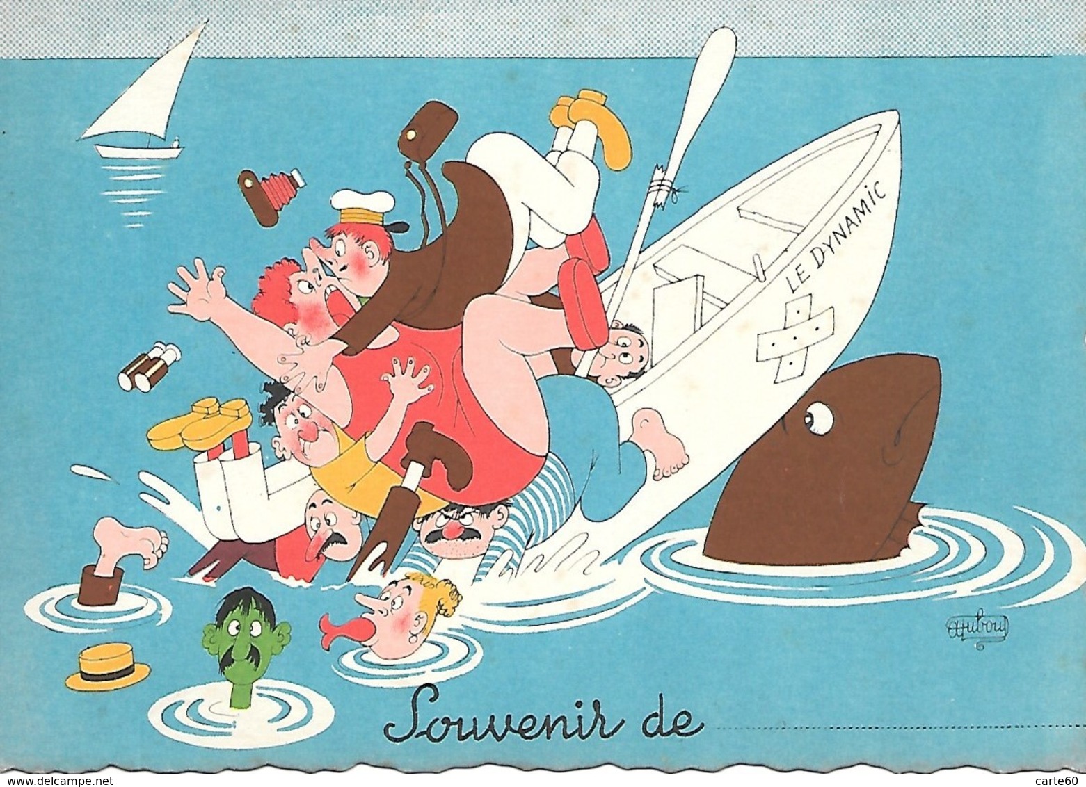 Illustrateur Albert DUBOUT-  SOUVENIR - Dubout