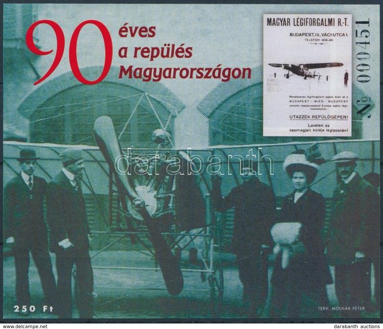 ** 2000 90 éves A Repülés Magyarországon - Sonstige & Ohne Zuordnung