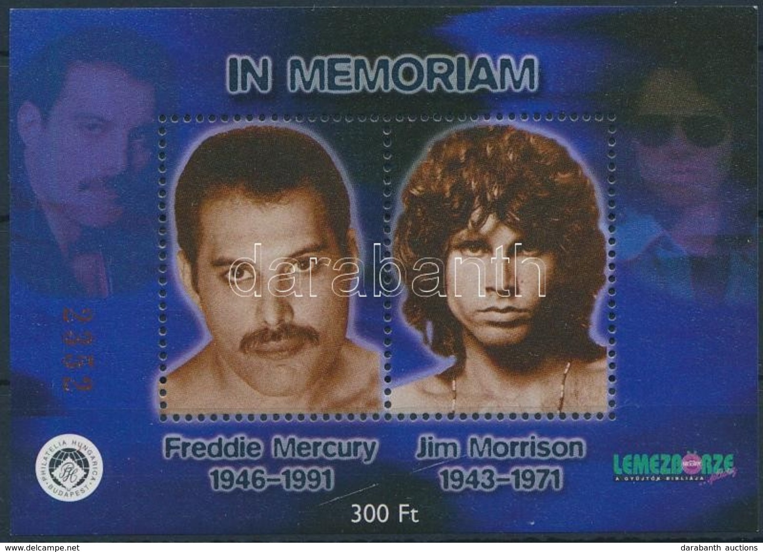 ** 2001 In Memoriam Freddie Mercury - Jim Morrison - Sonstige & Ohne Zuordnung