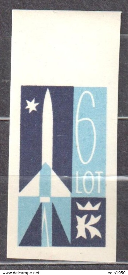 Poland 1965 Rocket Label - MNH(**) - Sin Clasificación