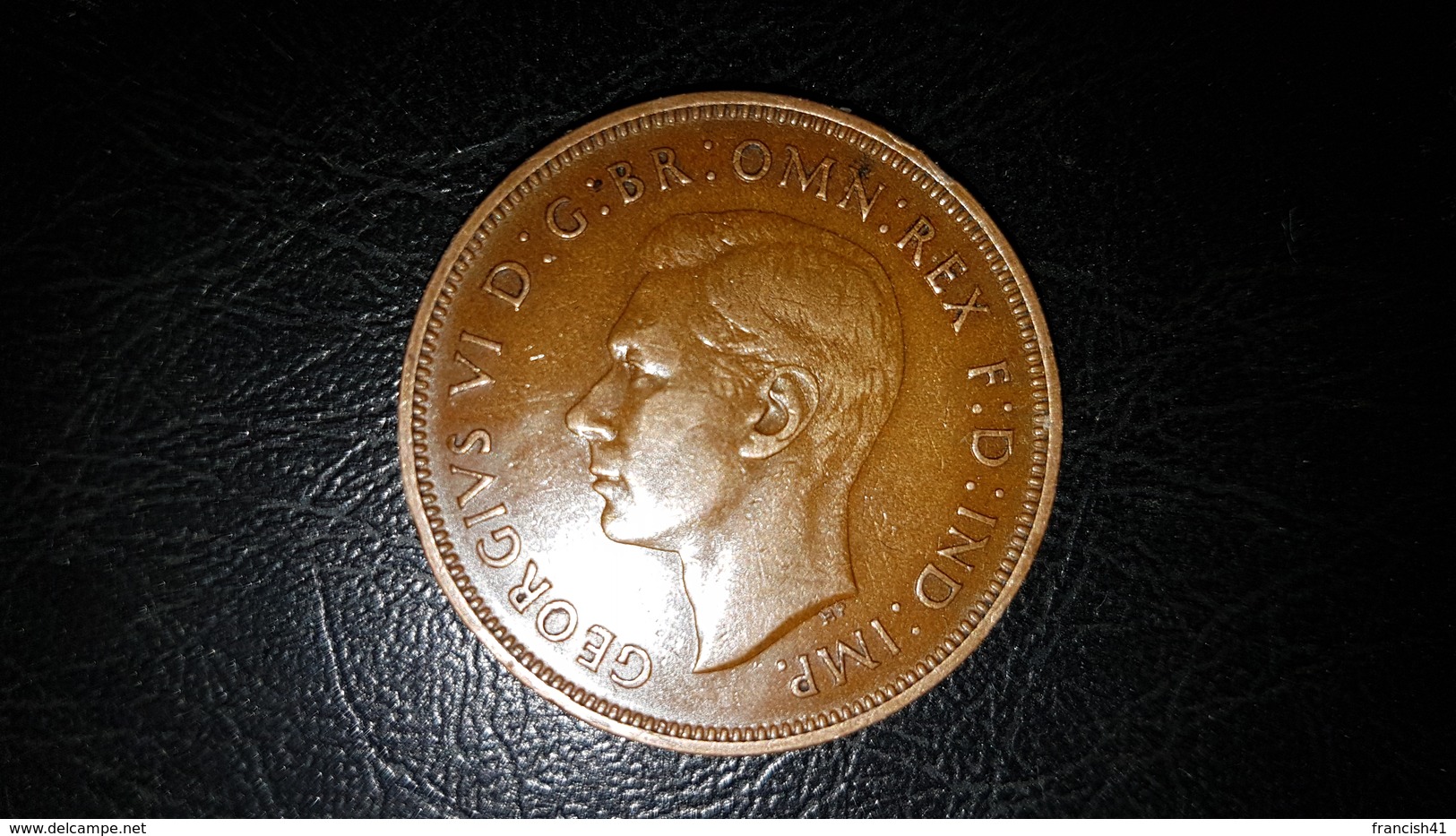 ONE PENNY George VI En Bronze De 1937 - Autres & Non Classés