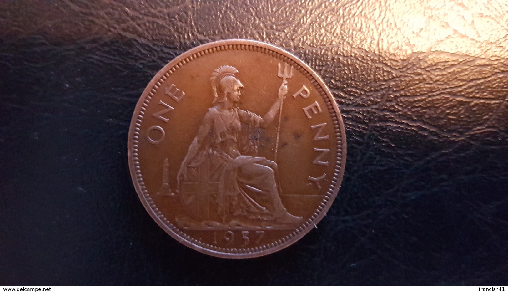 ONE PENNY George VI En Bronze De 1937 - Autres & Non Classés