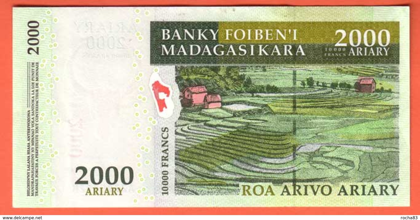 MADAGASCAR - 2.000 Ariary  De 2003 - Pick 83 - Madagascar