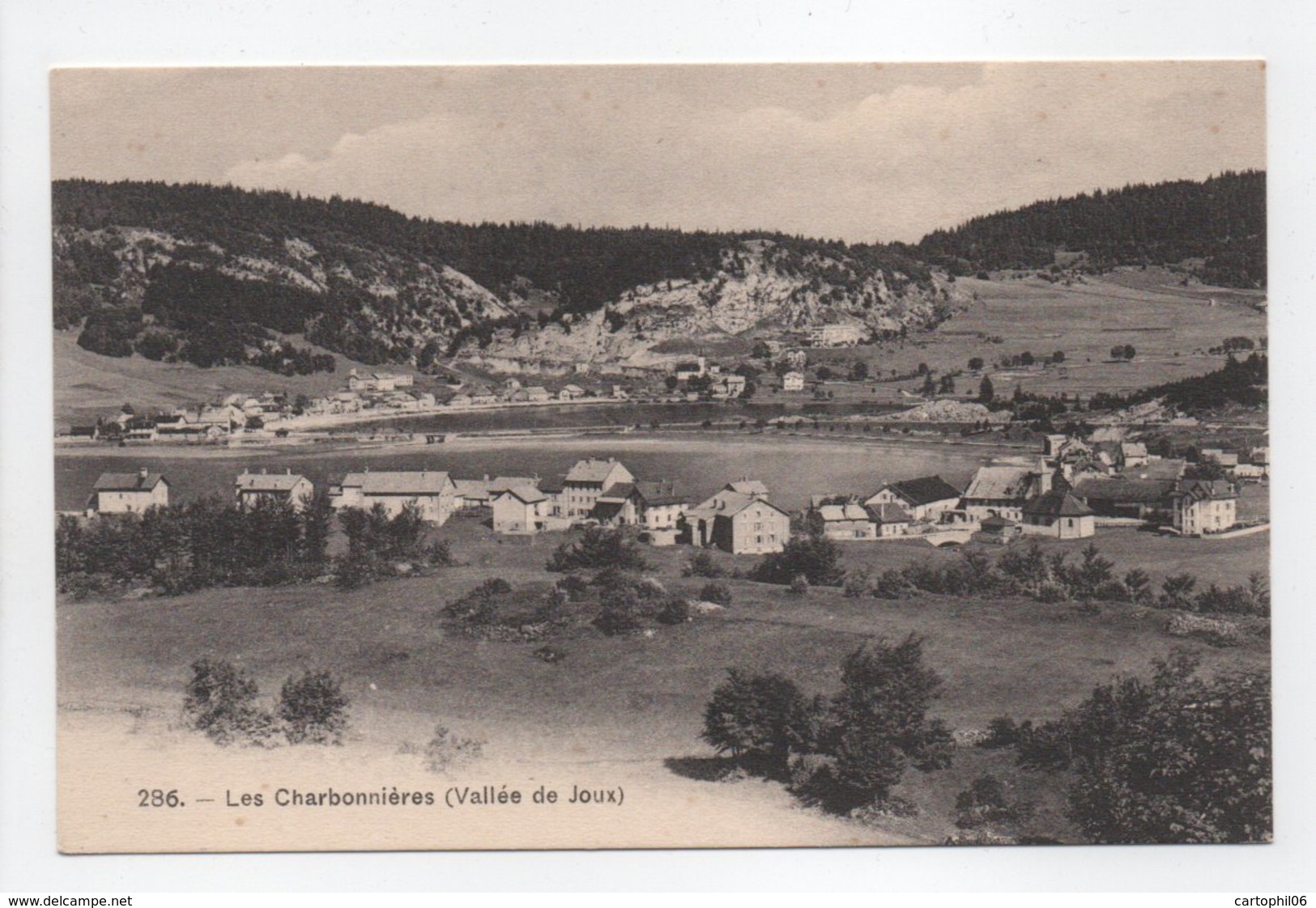 - CPA LES CHARBONNIÈRES (Suisse) - Vue Générale (Vallée De Joux) - Edition Rochat 286 - - Altri & Non Classificati