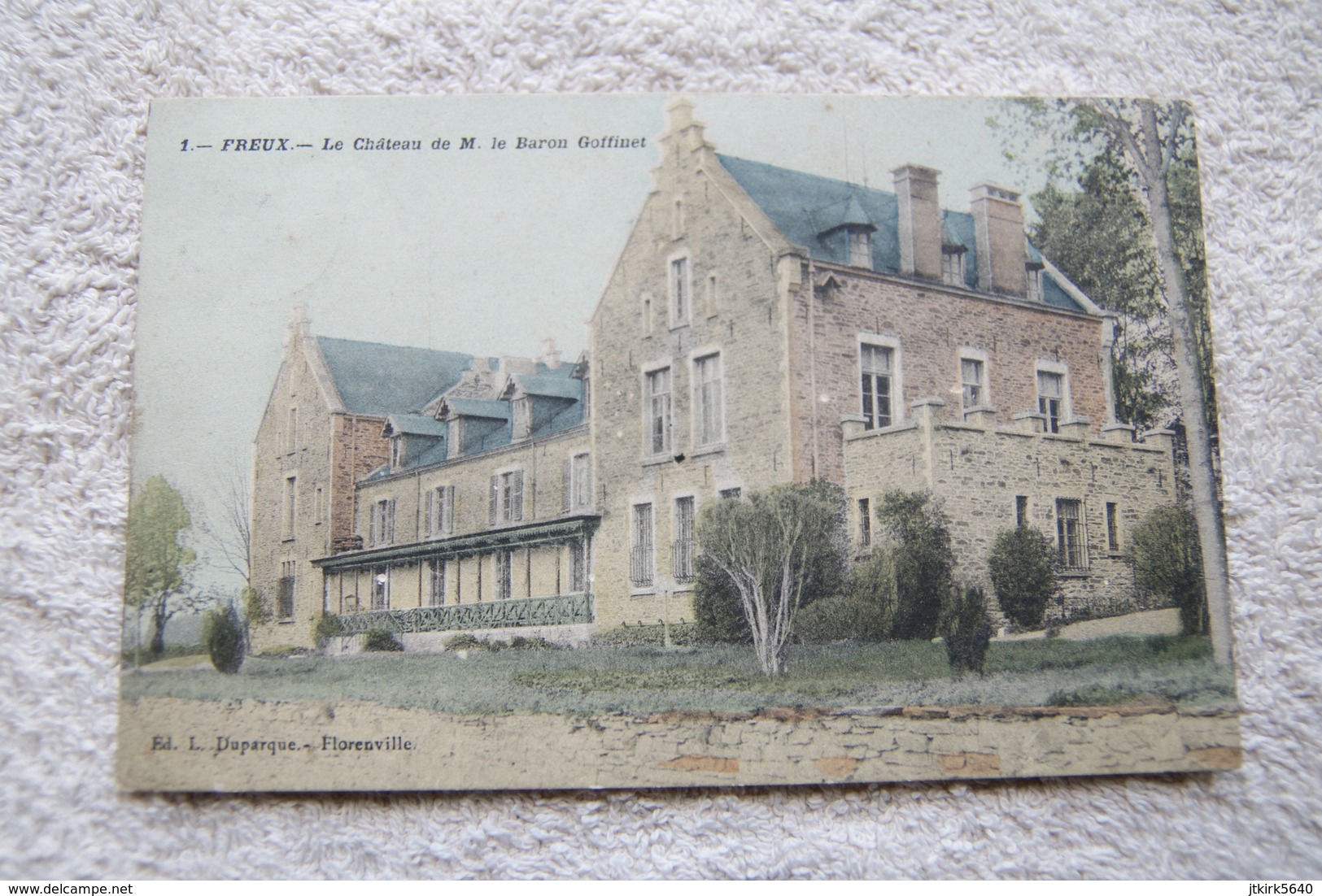 CPA Couleur Freux "Le Château De M. Le Baron Goffinet" - Libramont-Chevigny