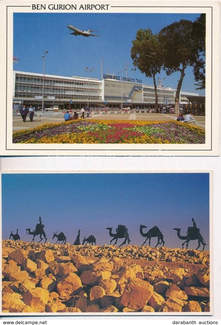 ** 20 Db MODERN Használatlan Izraeli Képeslap / 20 Modern Unused Israeli Postcards - Non Classés