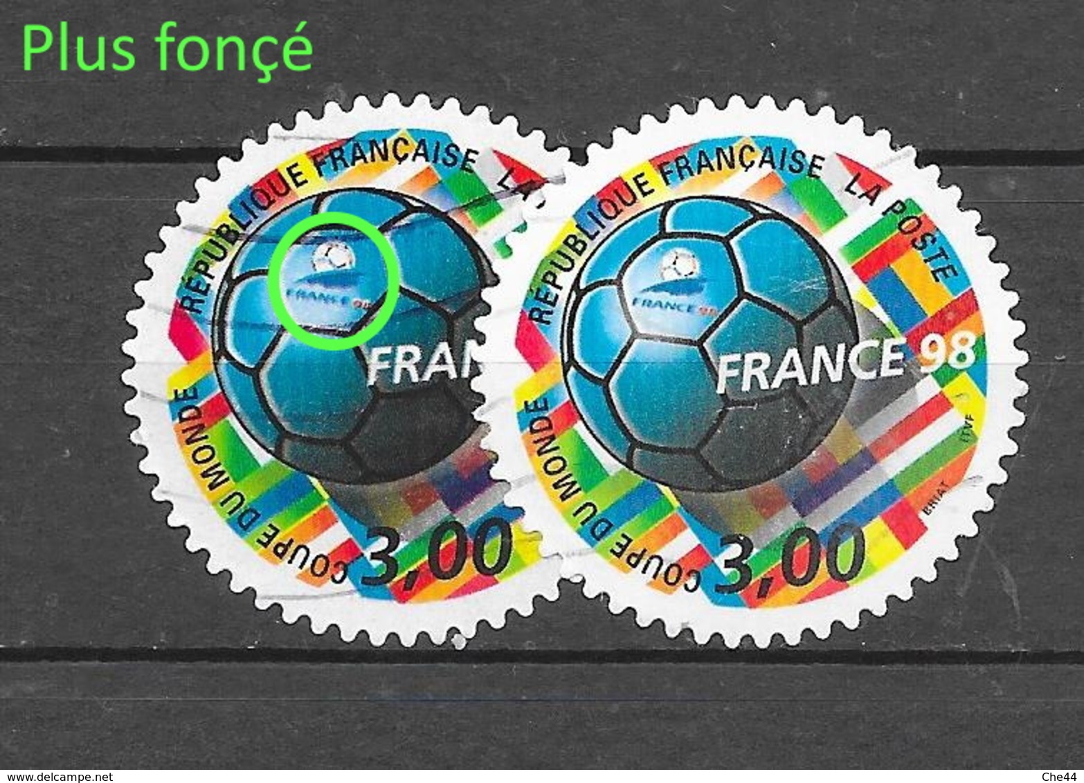 Variété : Coupe Du Monde 1998 : N°3140 Chez YT. (Voir Commentaires) - Gebraucht