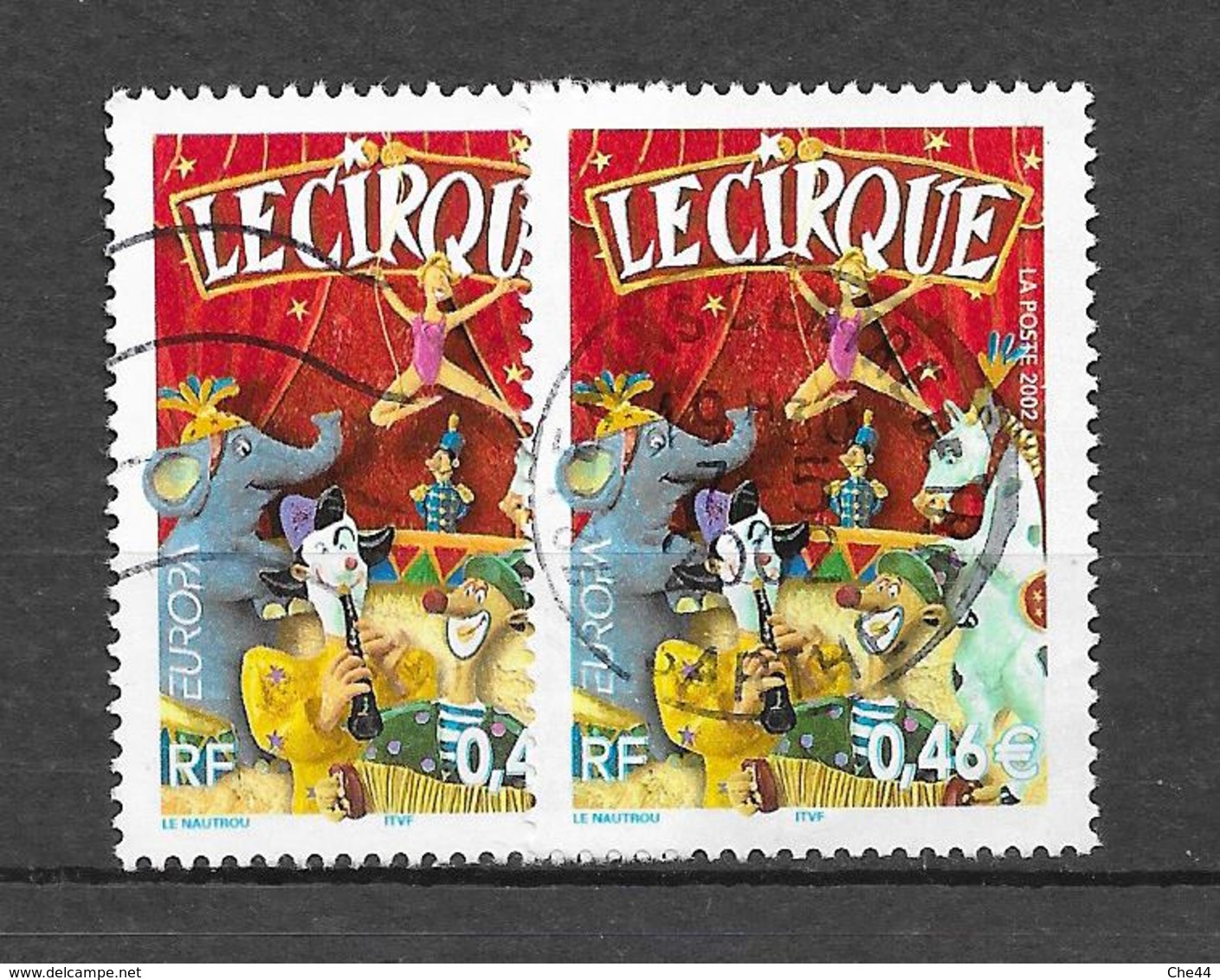 Variété : Le Cirque : N°3644 Chez YT. (Voir Commentaires) - Used Stamps