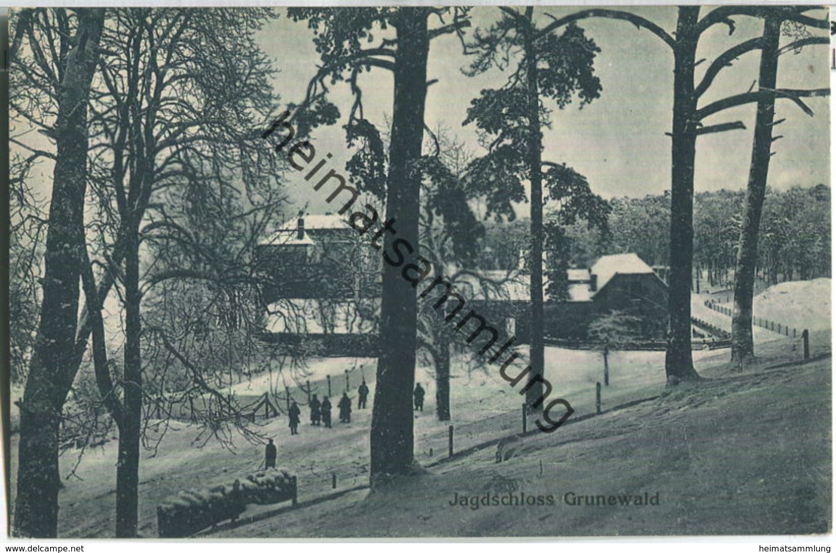 Berlin-Grunewald - Jagdschloss Im Winter - Verlag J. Goldiner Berlin 20er Jahre - Grunewald