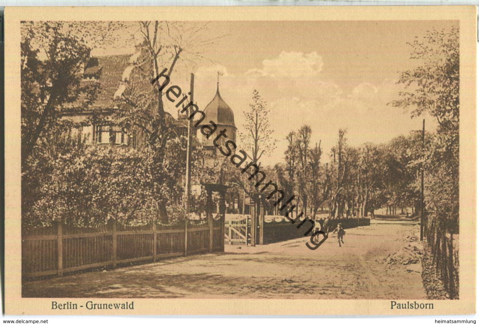 Berlin-Grunewald - Paulsborn - Verlag Conrad Junga Berlin 30er Jahre - Grunewald
