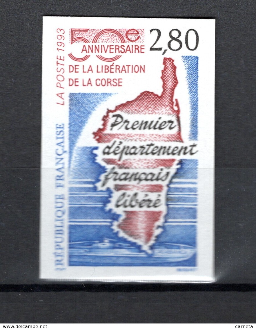 FRANCE  N° 2829a   NON DENTELE  NEUF SANS CHARNIERE  COTE 30.00€   CORSE ILE - Non Classés