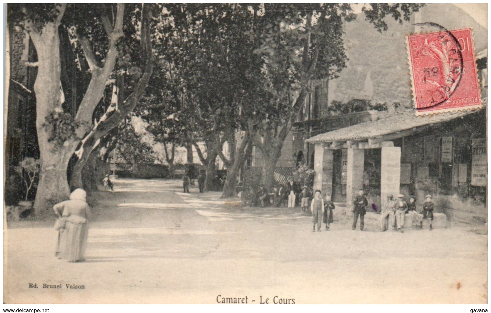 84 CAMARET - Le Cours - Camaret Sur Aigues