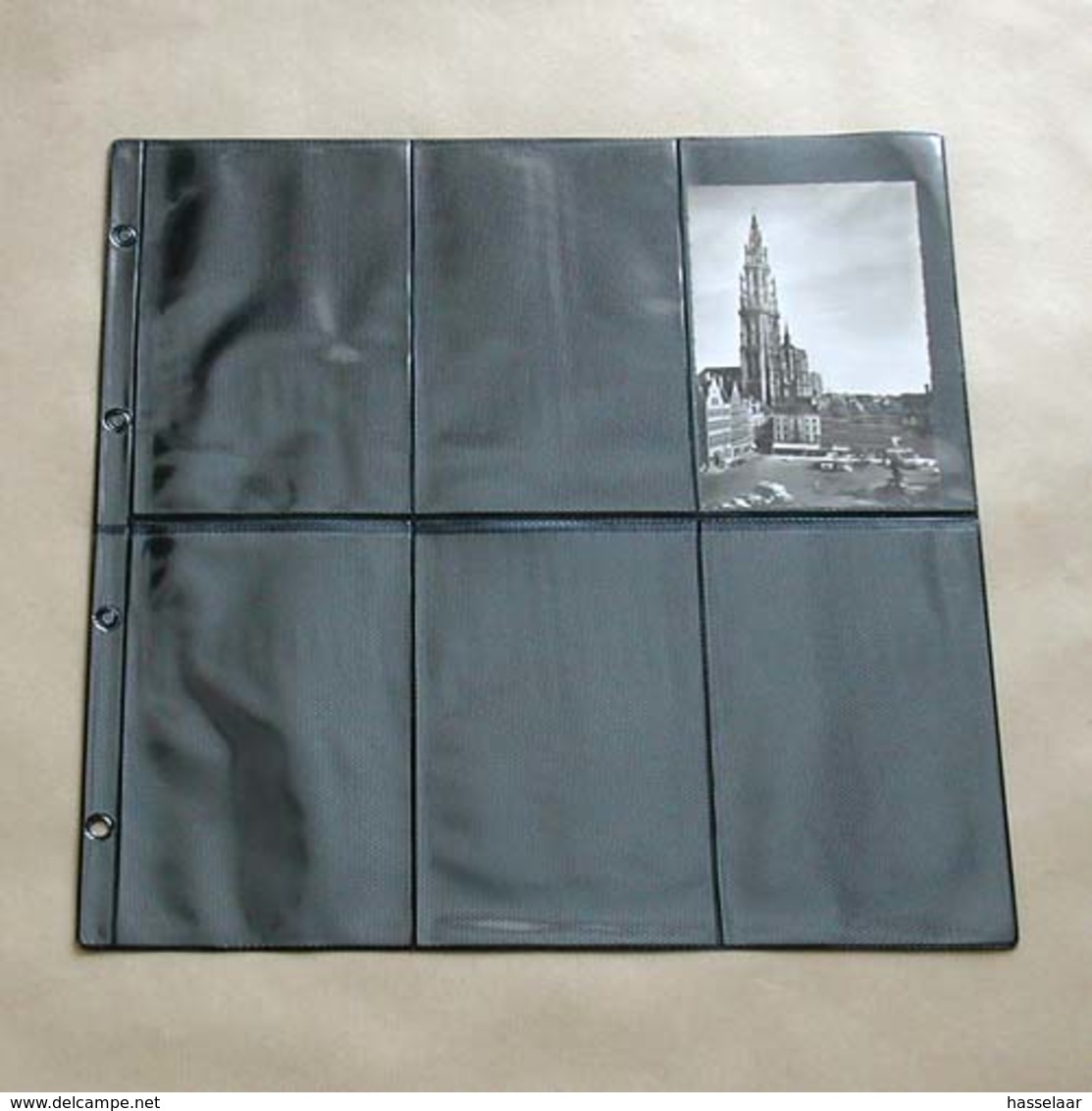50 Inlegbladen Fotex Voor 6 Vertikale Postkaarten - Recto Et Verso - Ohne Zuordnung